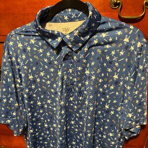 Golf Shirt with BBQ theme